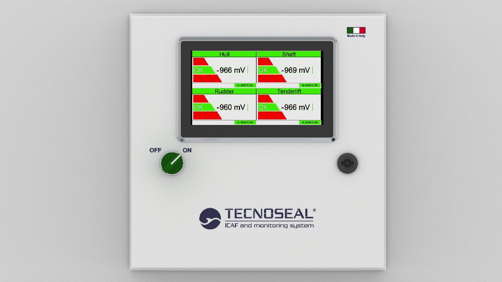 Tecnoseal sistema di monitoraggio potenziali elettrochimici ICAF corrosione